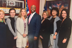 Dr. Roberts with Senator Tim Scott