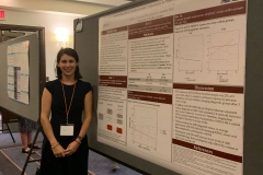 Kelly Caravella White presenting a poster at the 2019 Gatlinburg Conference
