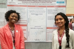 Brianna Thornton and Rhea Patel presenting at Discover USC 2019