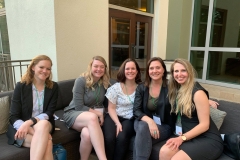 Dr. Debra Reisinger, Sara Matherly, Dr. Elizabeth Will, and Carla Wall at the 2019 Gatlinburg Conference