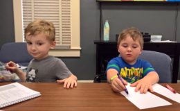 Two brothers who are in our preschool study